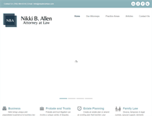Tablet Screenshot of nbadesertlaw.com